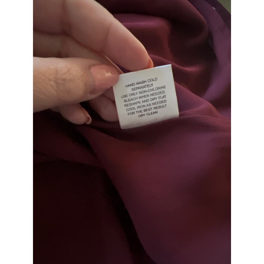 Pink Republic Maroon Floral Swing Tank Top Size Medium‎ - Picture 5 of 5